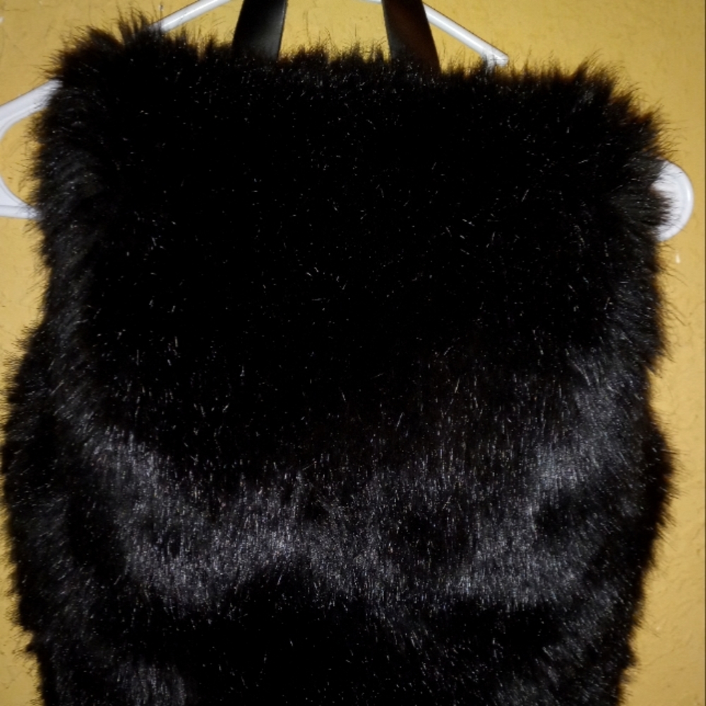 Helen Moore Faux Fur Bookbag